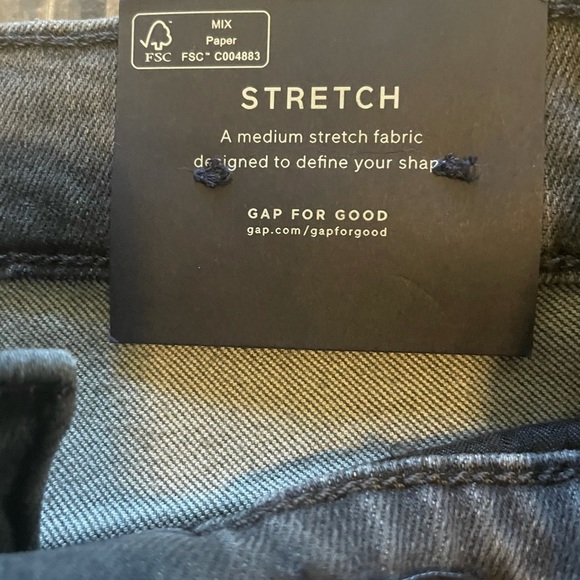 GAP Dark Wash Grey Jeans - Picture 3 of 6